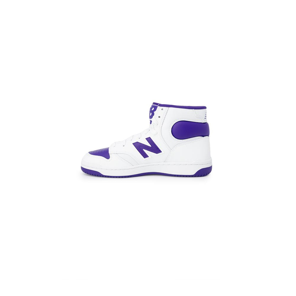 Paarse leren sneaker
