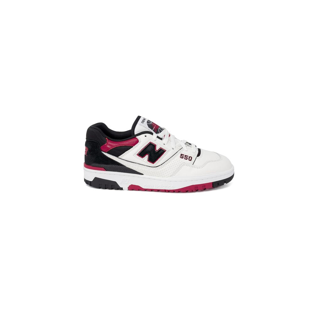 Rode leren sneaker