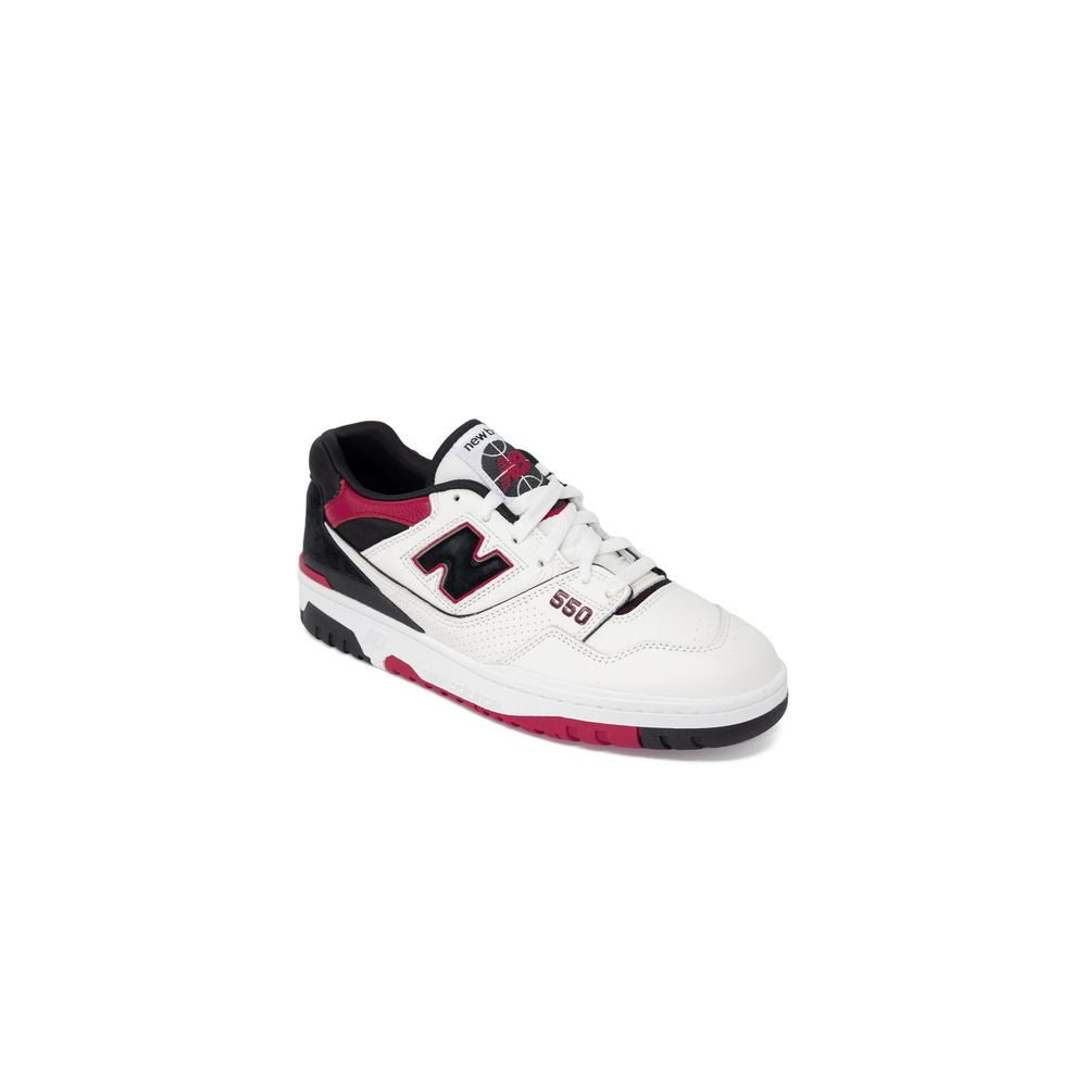 Rode leren sneaker