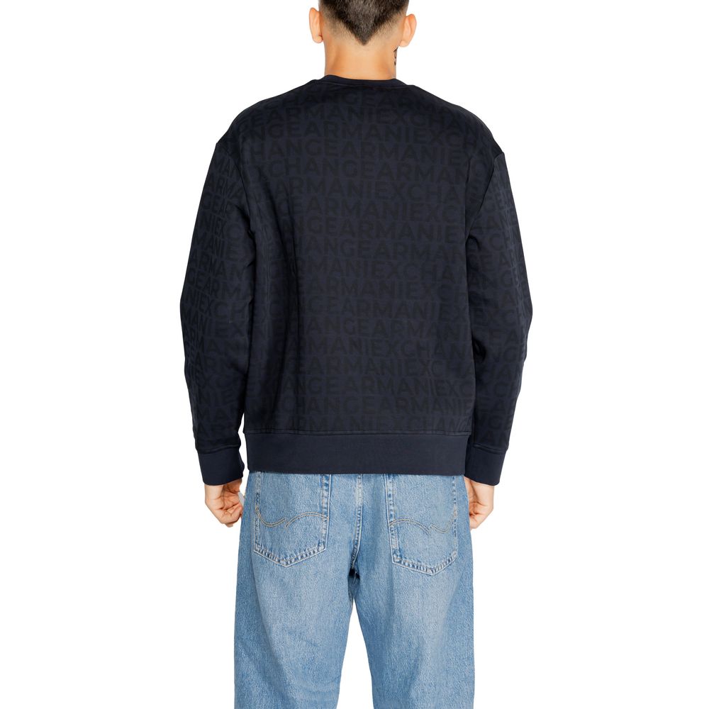 Blauwe katoenen sweater
