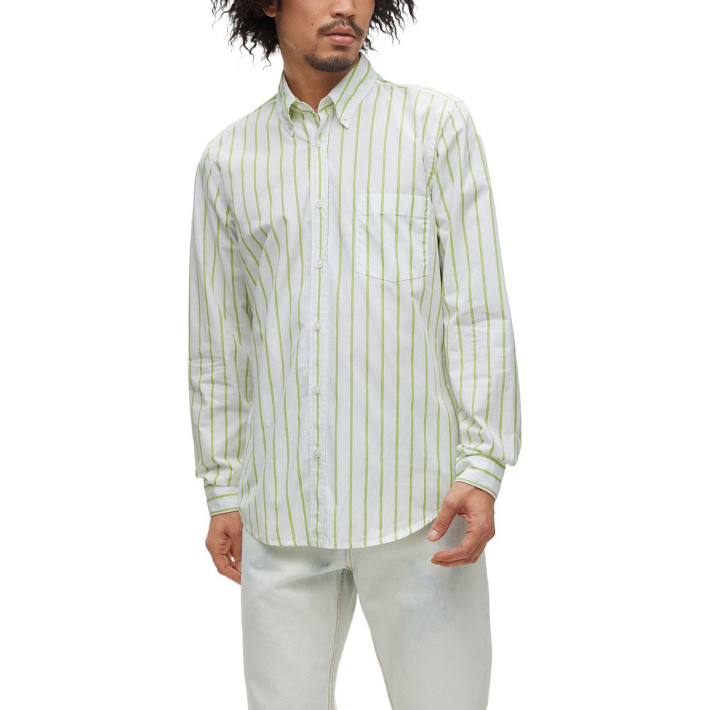 Groen katoenen shirt