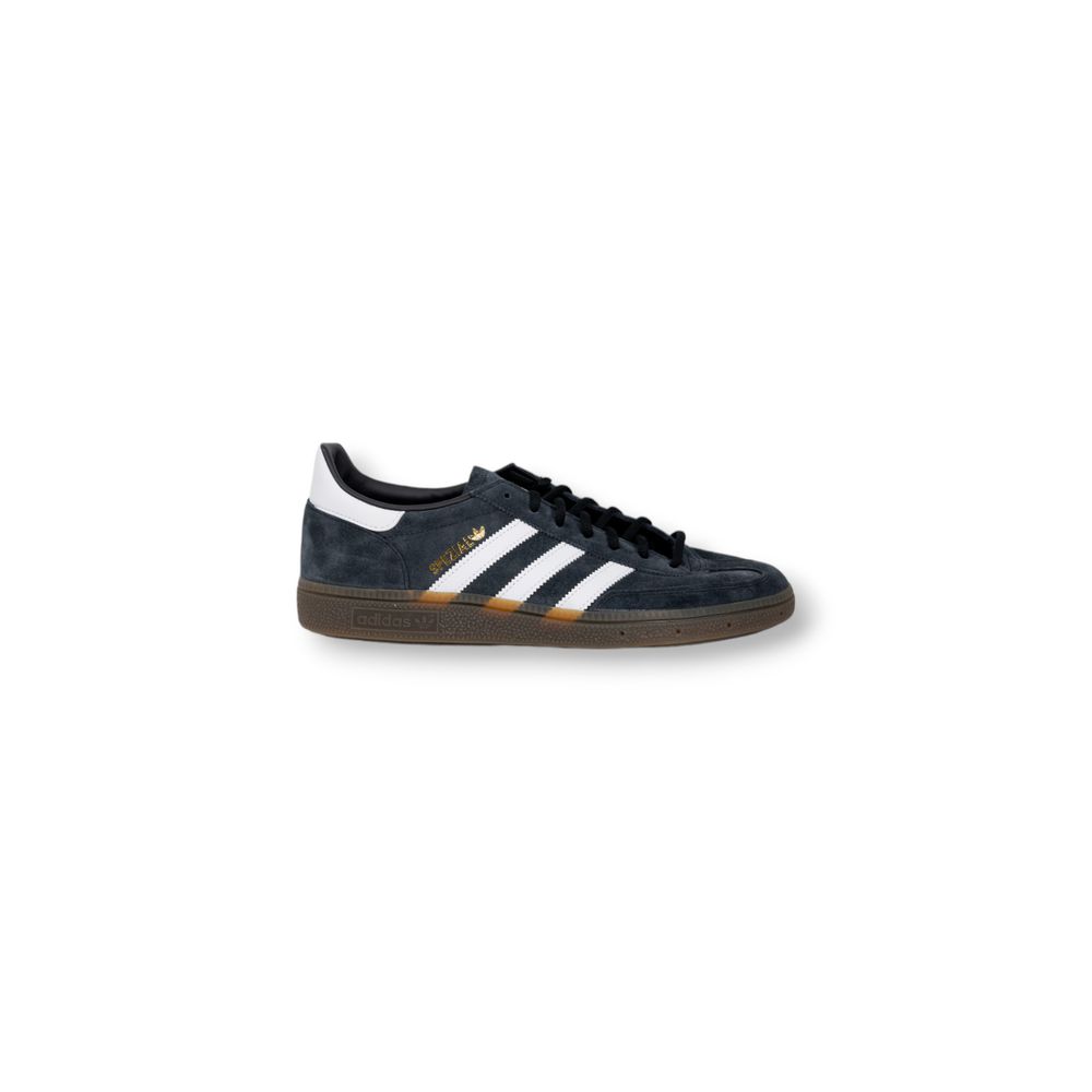 Zwarte suède leren sneaker