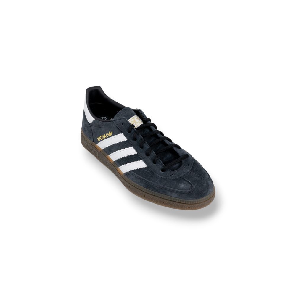 Zwarte suède leren sneaker