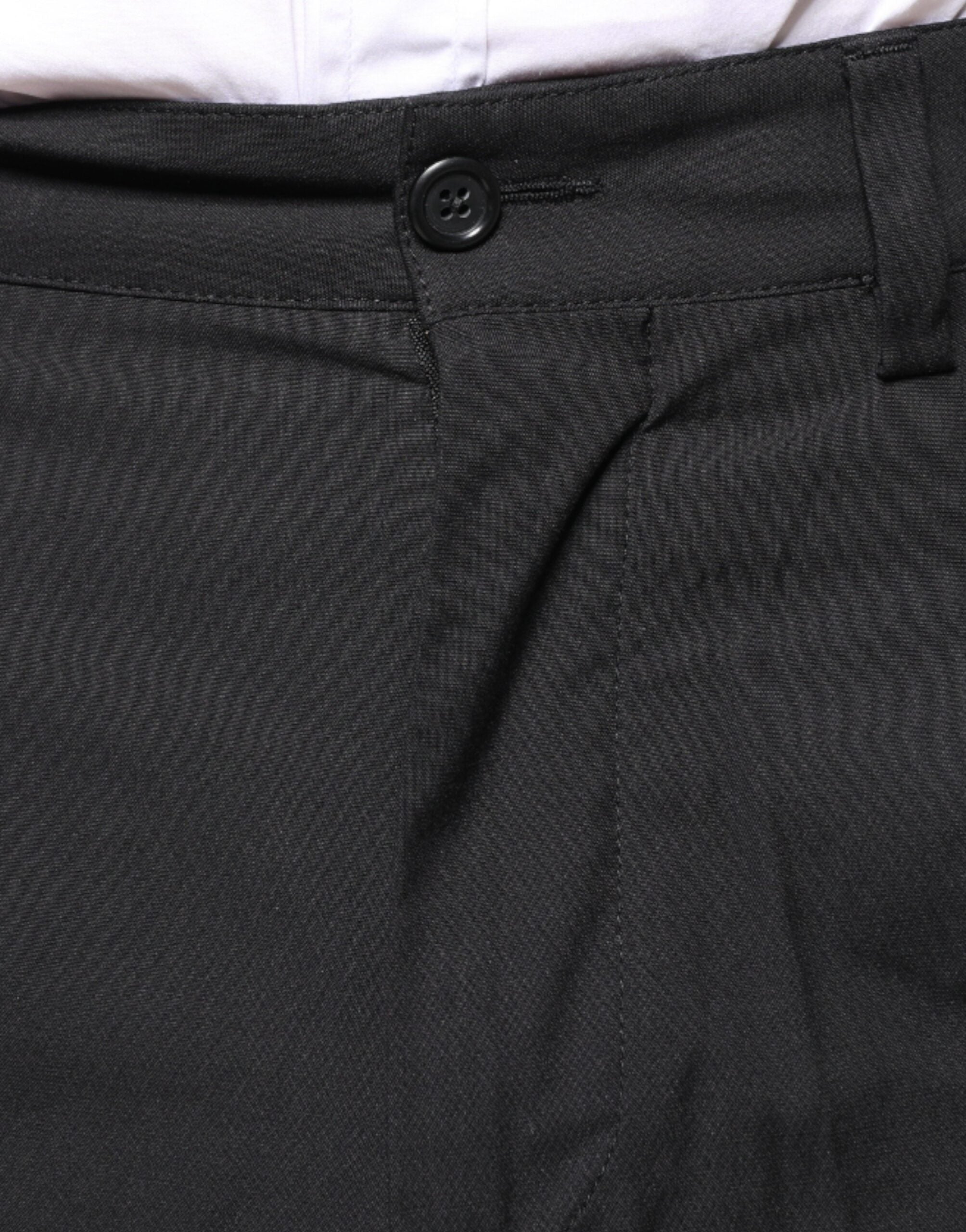 Zwarte kroon katoenen broek