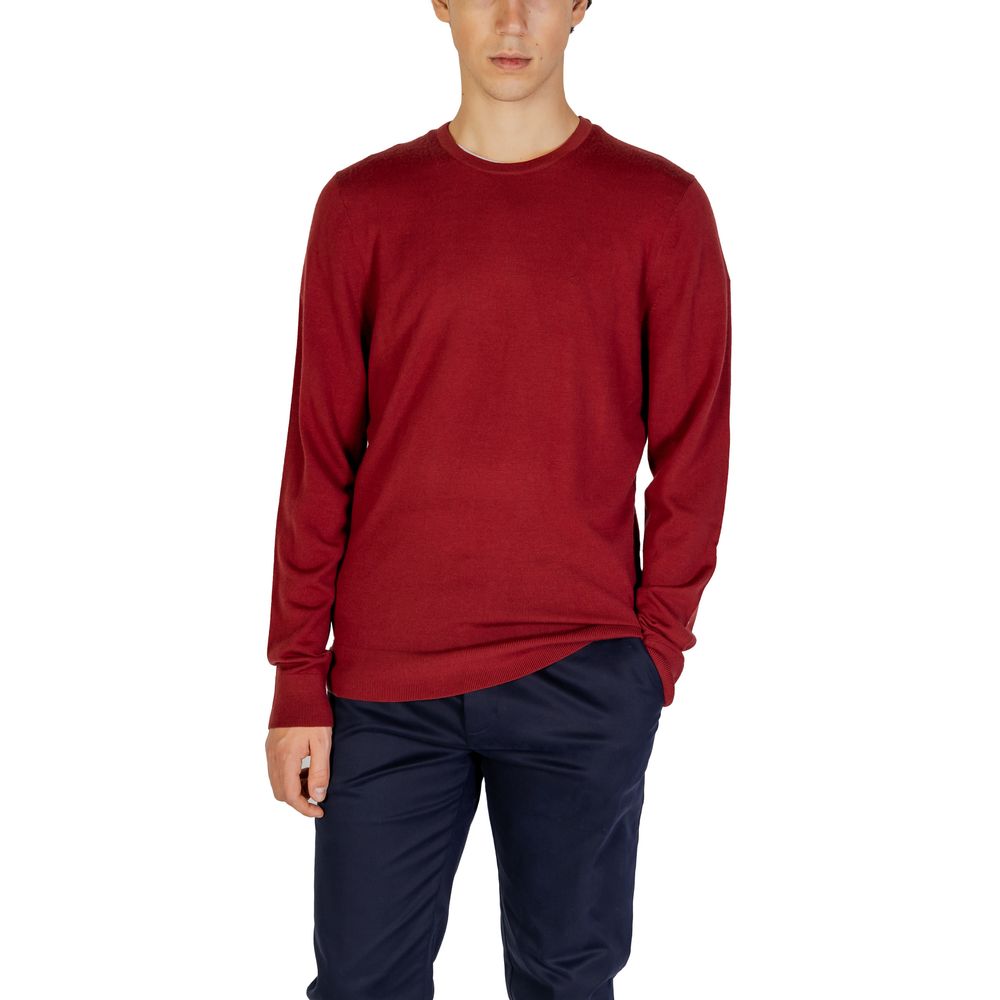 Bordeaux gerecyclede wollen sportkleding