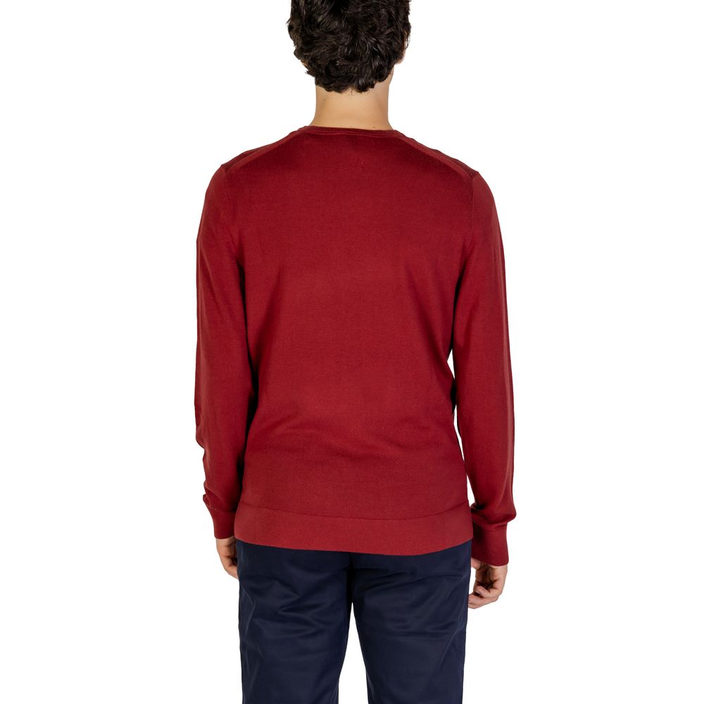 Bordeaux gerecyclede wollen sportkleding