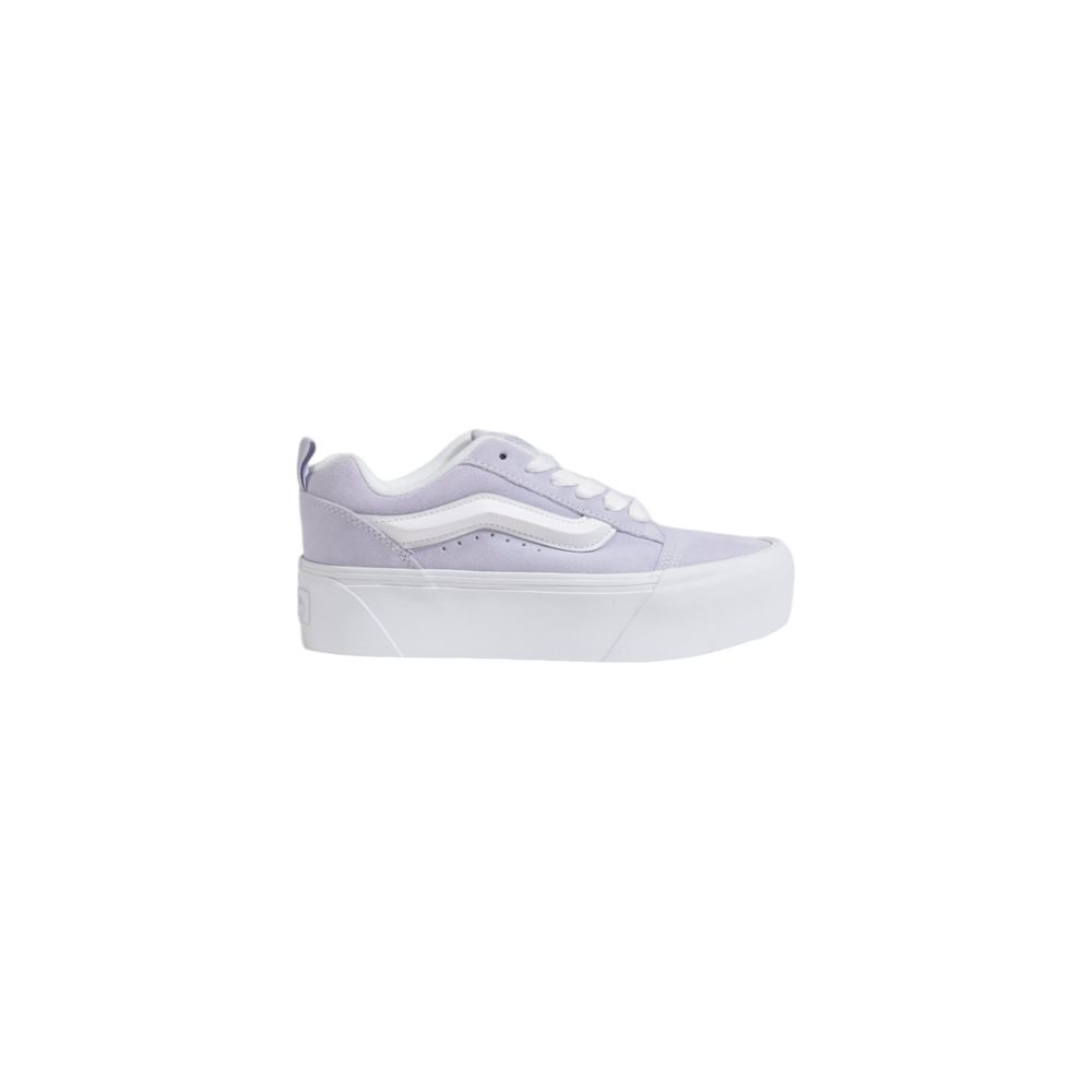 Paarse suède leren sneaker