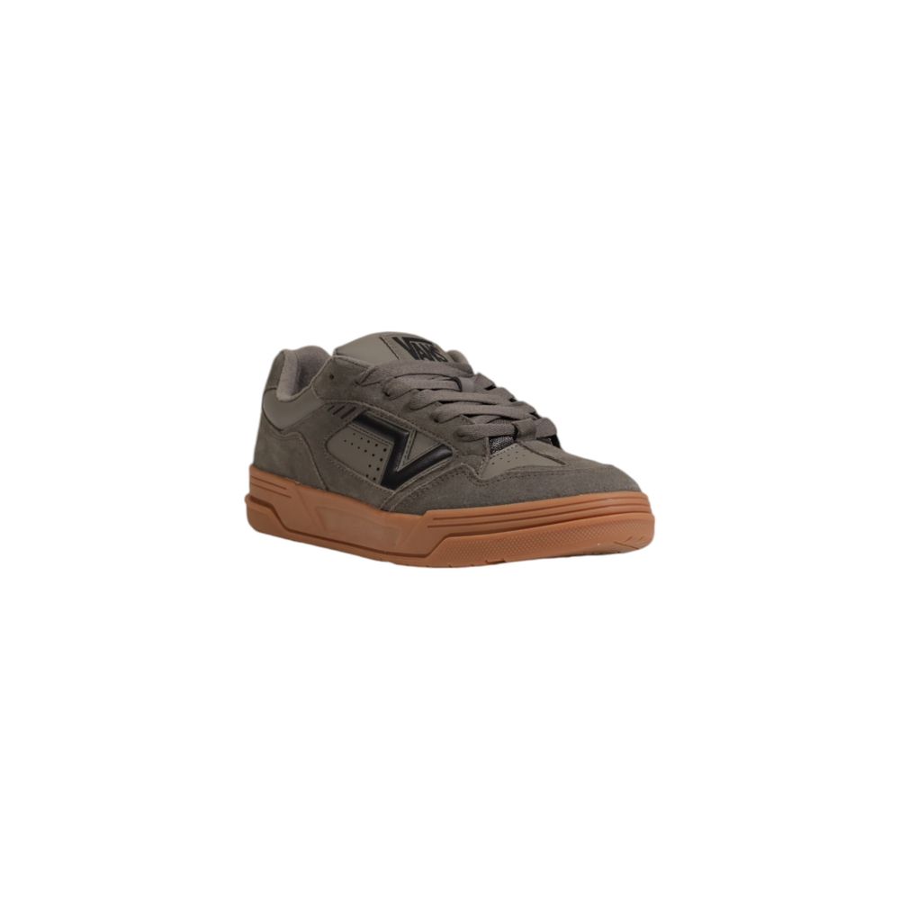 Beige suède leren sneaker
