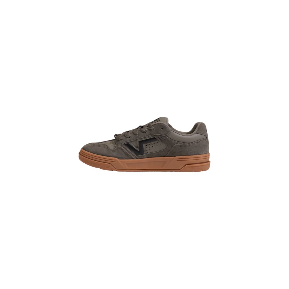 Beige suède leren sneaker
