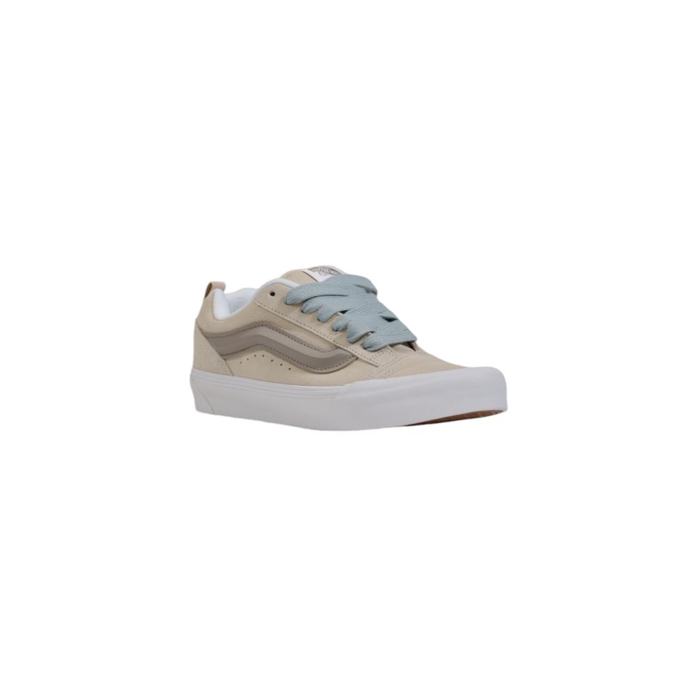 Beige leren sneaker