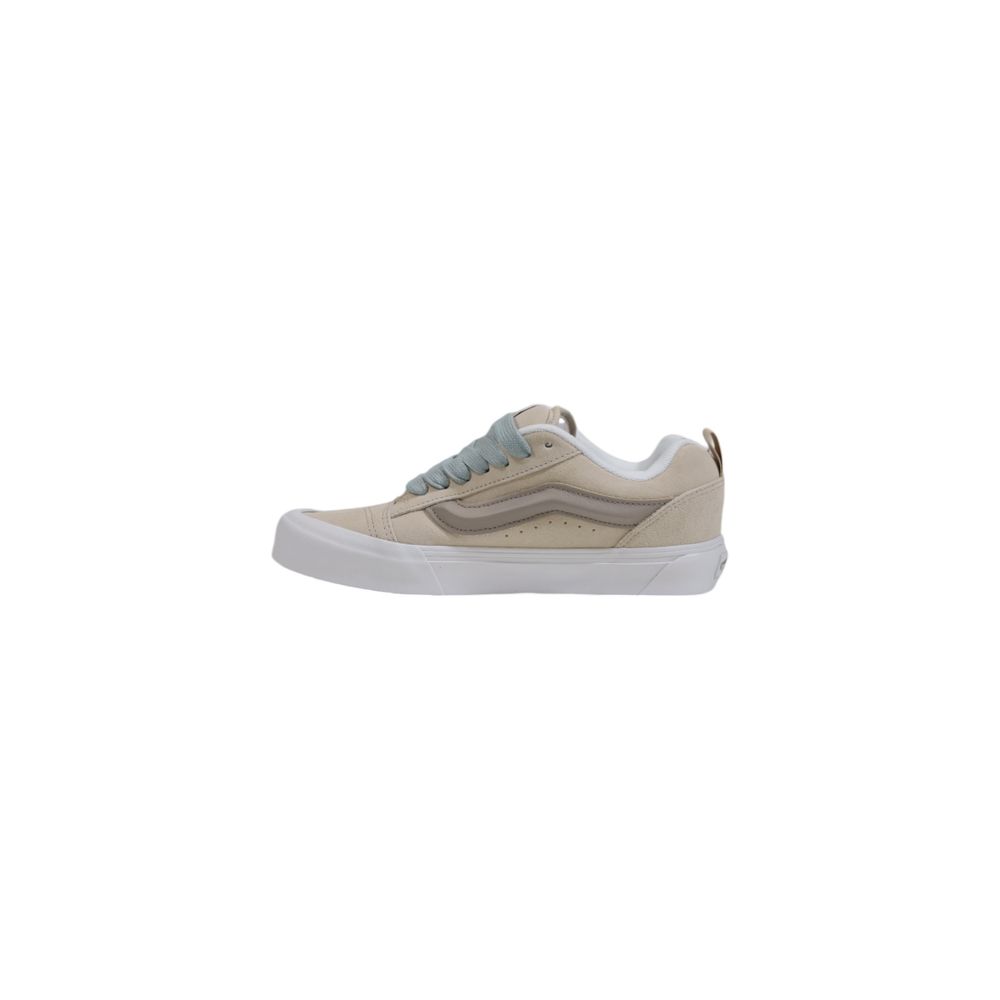 Beige leren sneaker