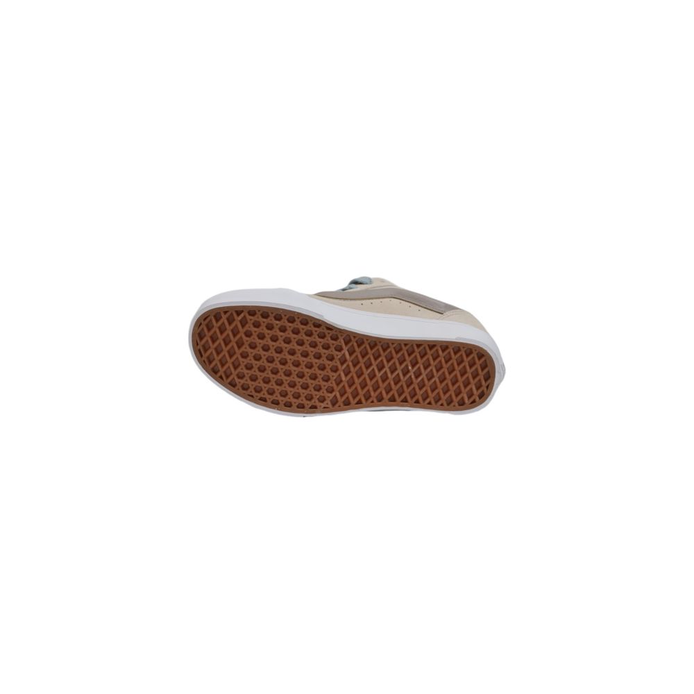 Beige leren sneaker
