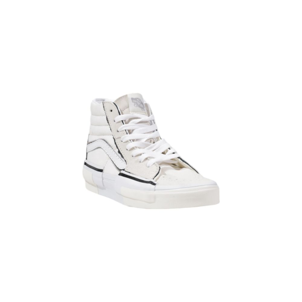 Beige leren sneaker