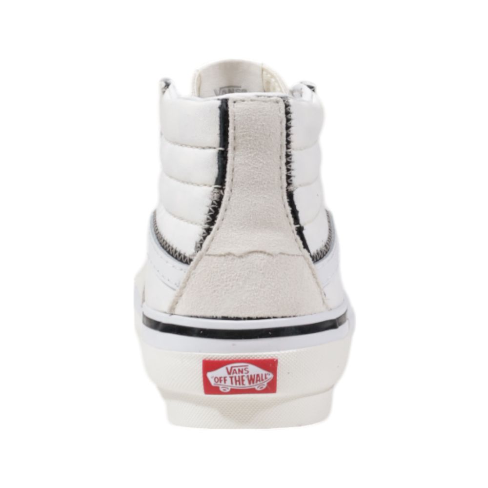 Beige leren sneaker