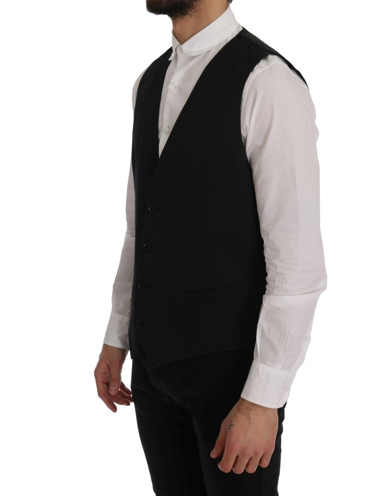 Zwart STAFF katoenen vest