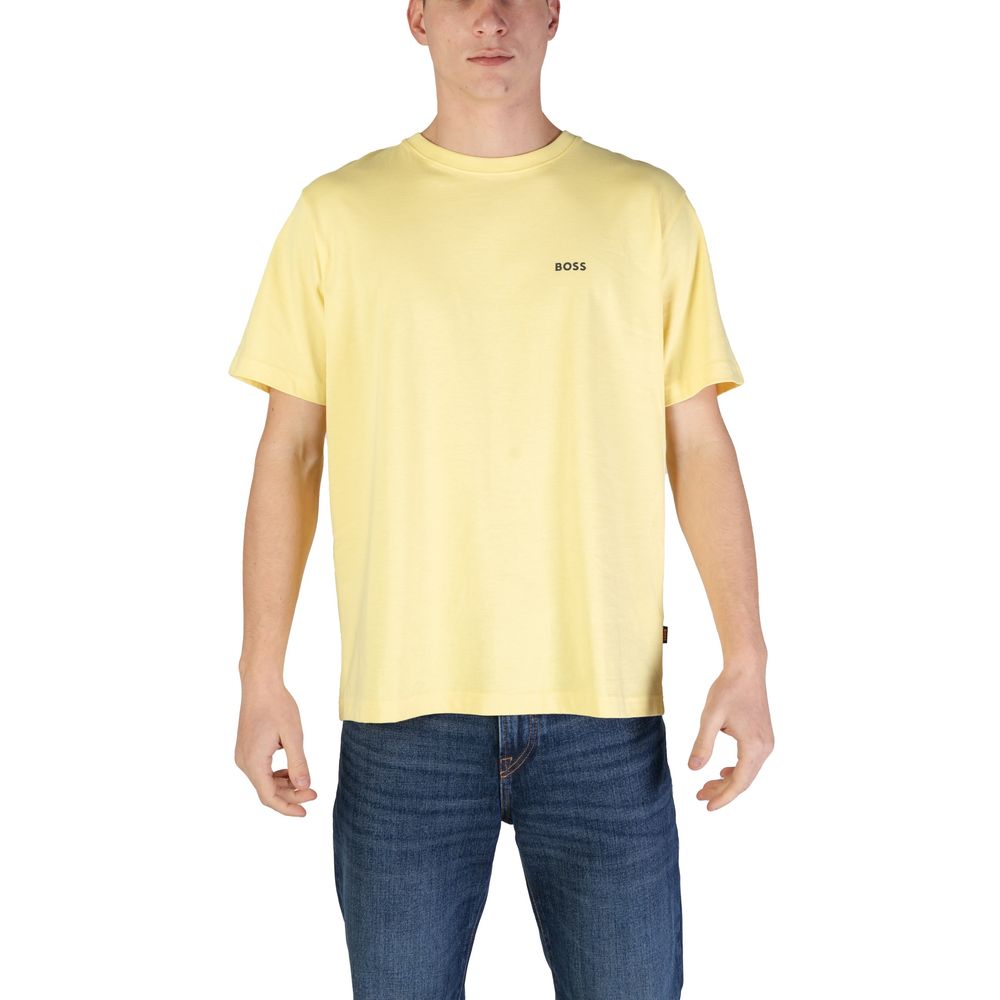Geel katoenen T-shirt