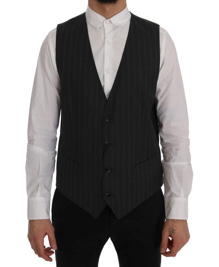 Grijs STAFF wollen stretchvest