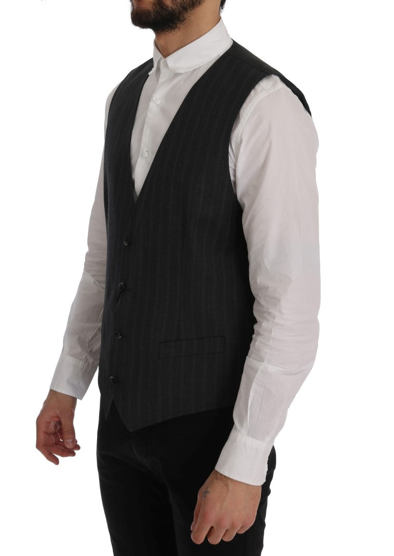 Grijs STAFF wollen stretchvest