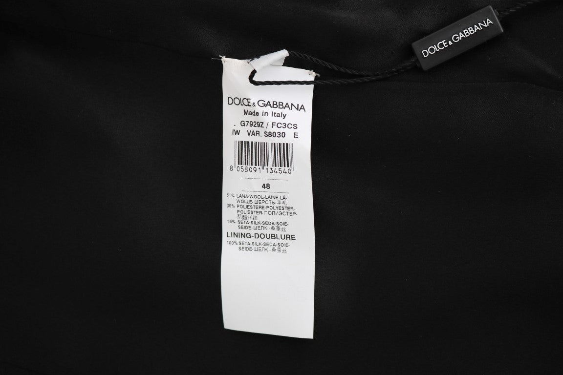 Grijs wollen patroon slim vest