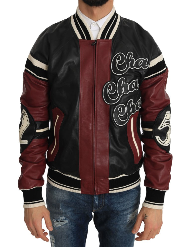Leren Club Lounge Zwart Rood Jasje