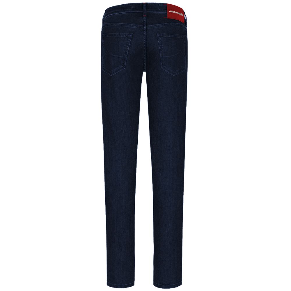 Blue Cotton Men Regular Fit Jean