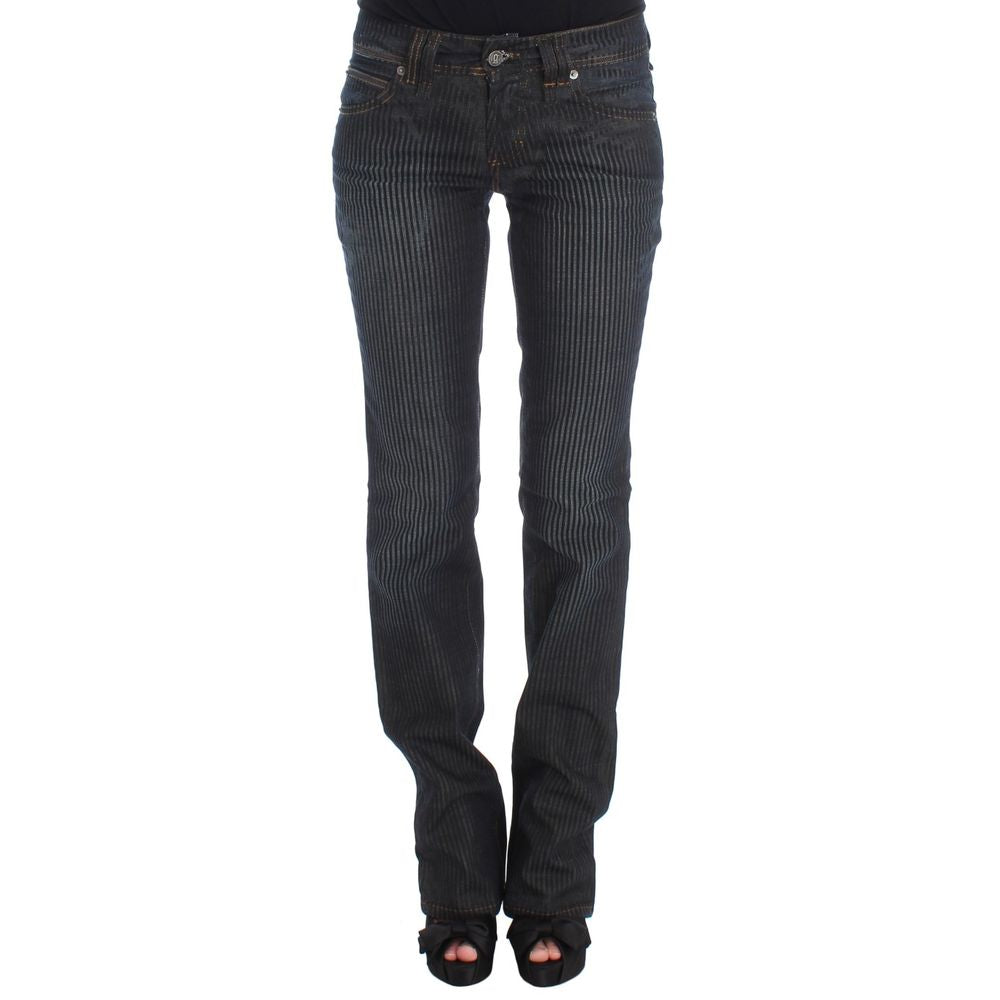 Blauwe katoenen jeans en broek