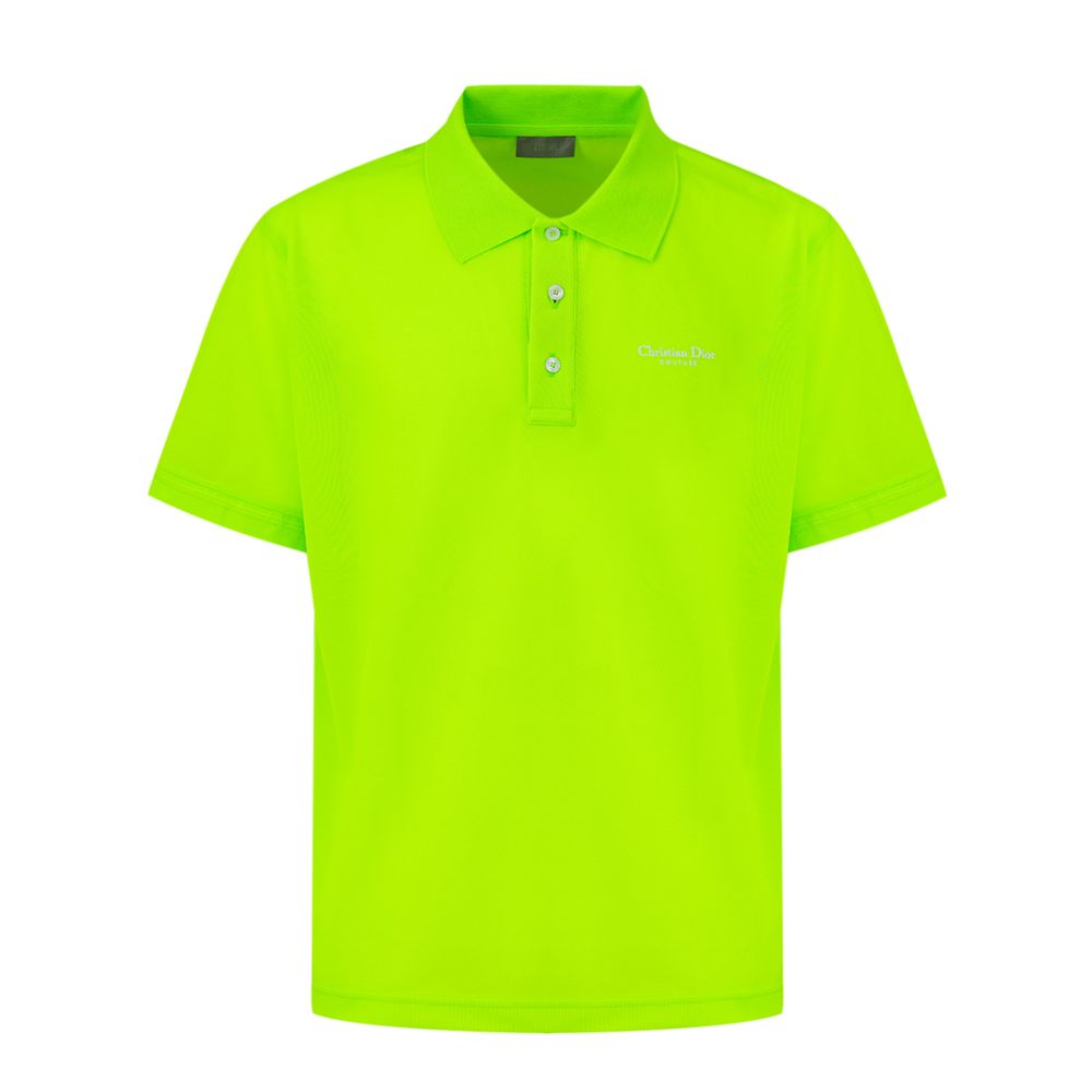 Groen katoenen poloshirt