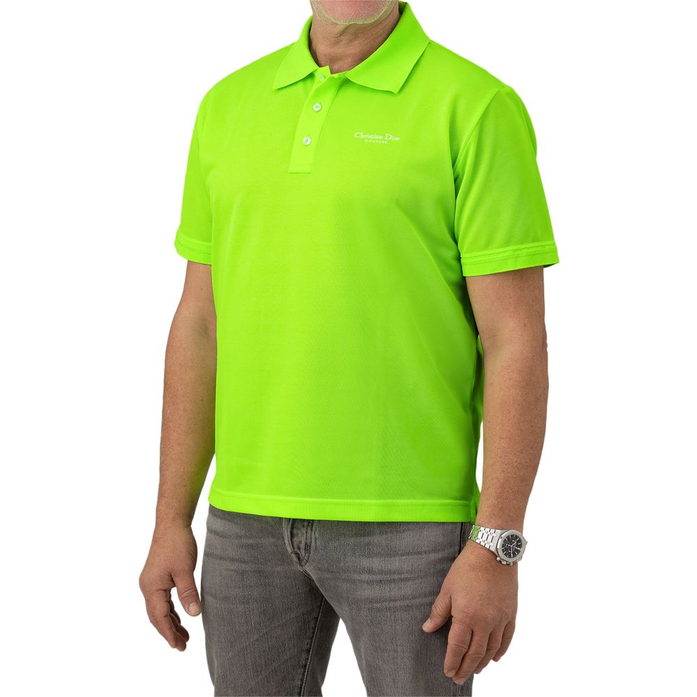 Groen katoenen poloshirt