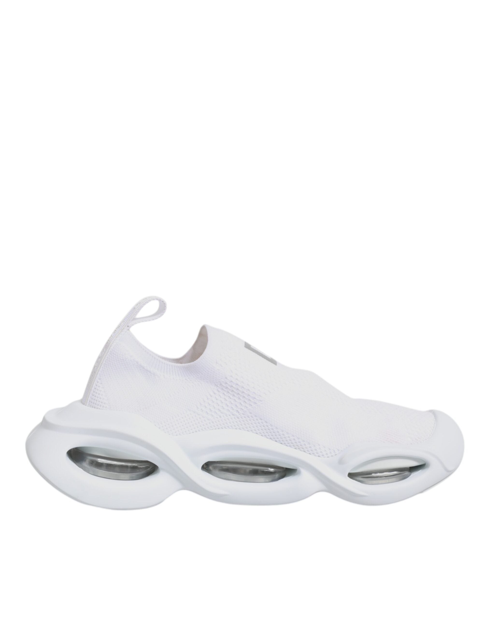 Witte Slip On Wave Low Top Sneakers