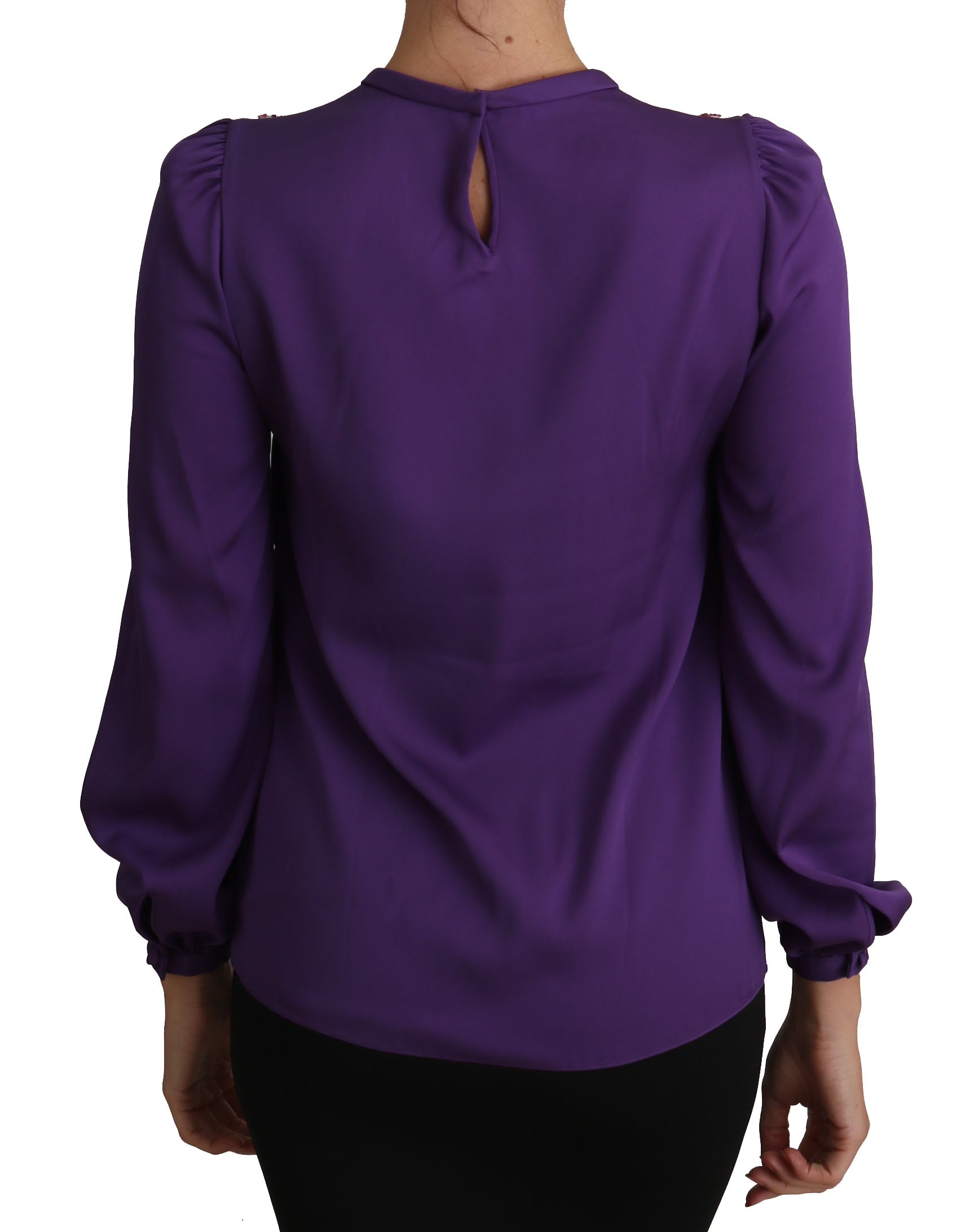 Paarse blouse met sprookjesachtige versiering van de prins