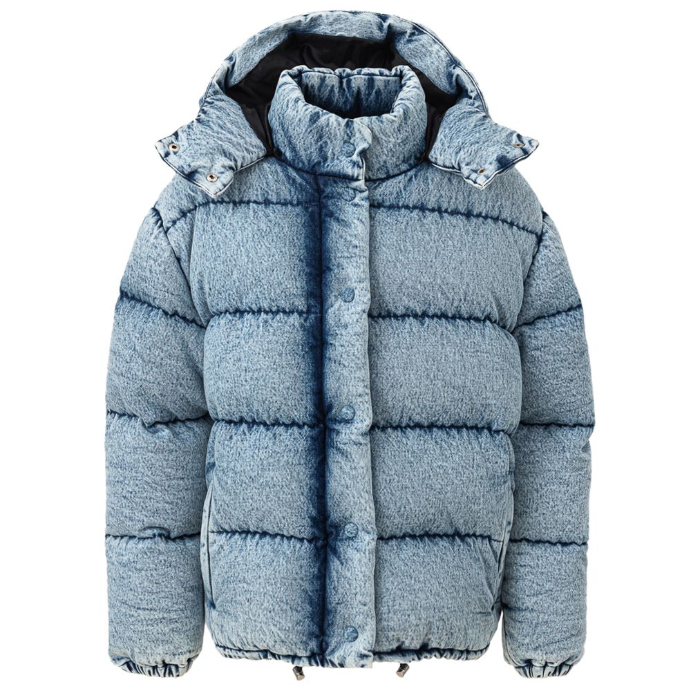 Blauwe polyester jassen en jassen