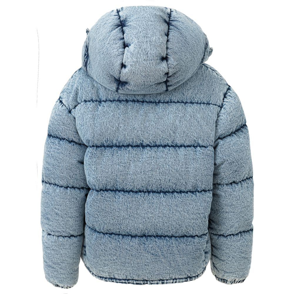 Blauwe polyester jassen en jassen
