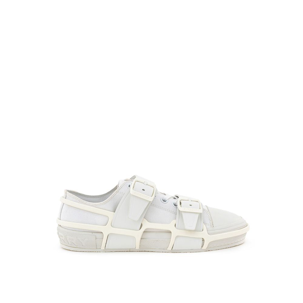 Witte katoenen sneaker
