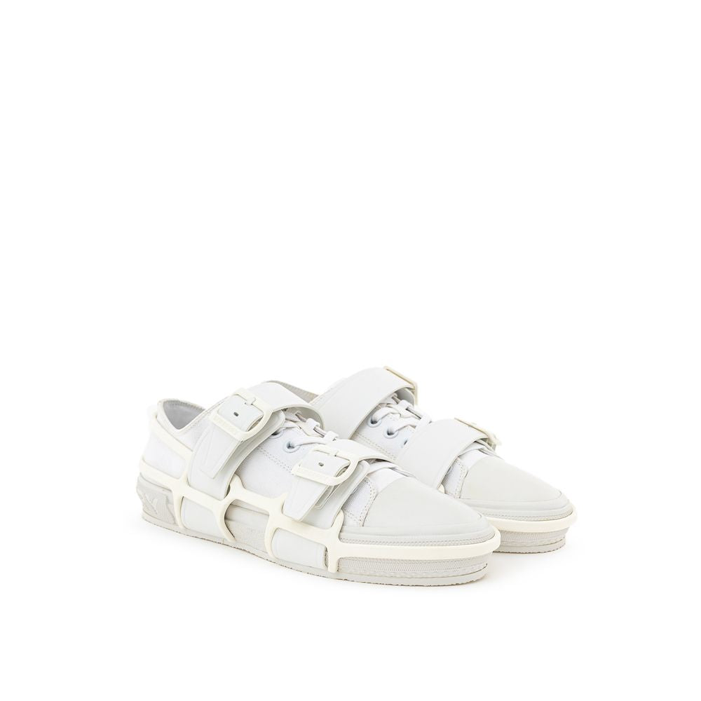 Witte katoenen sneaker