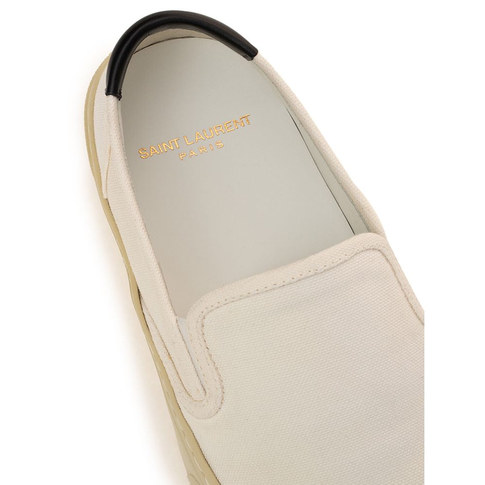 Witte katoenen sneaker
