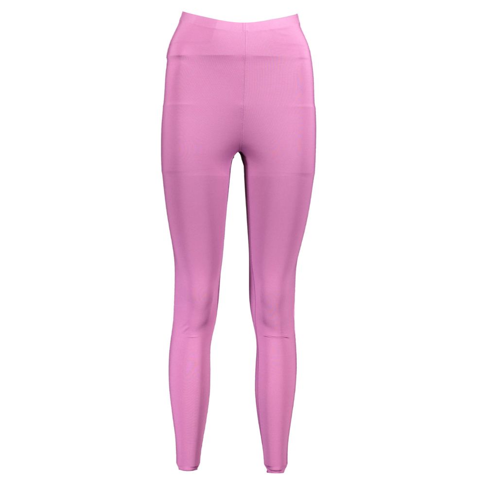 Paarse polyester dameslegging