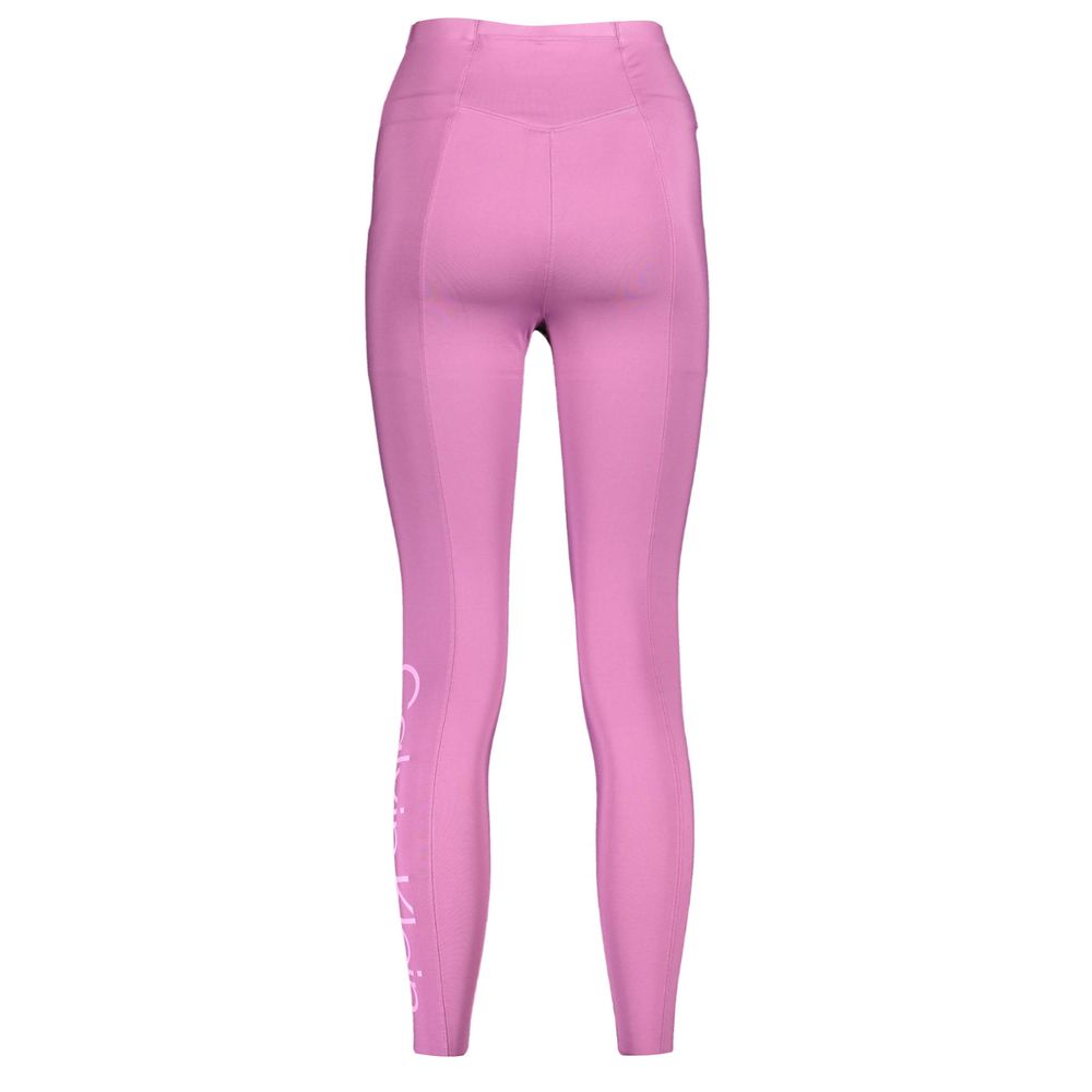 Paarse polyester dameslegging