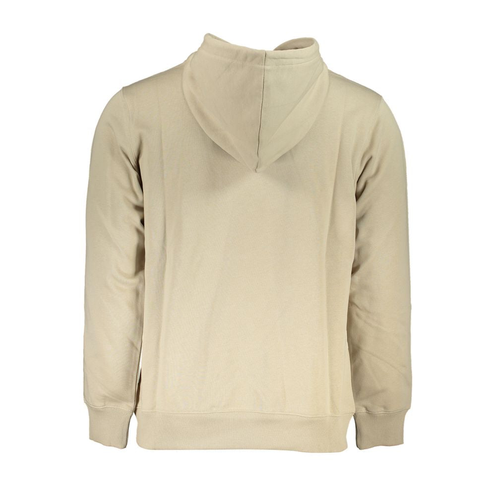 Beige katoenen herentrui