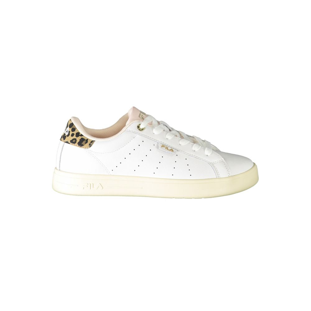 Witte leren damessneaker
