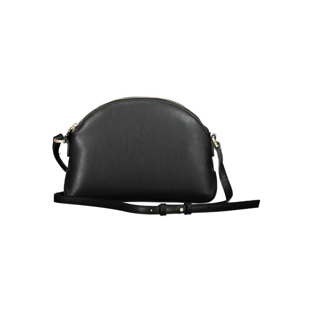 Zwarte polyester handtas