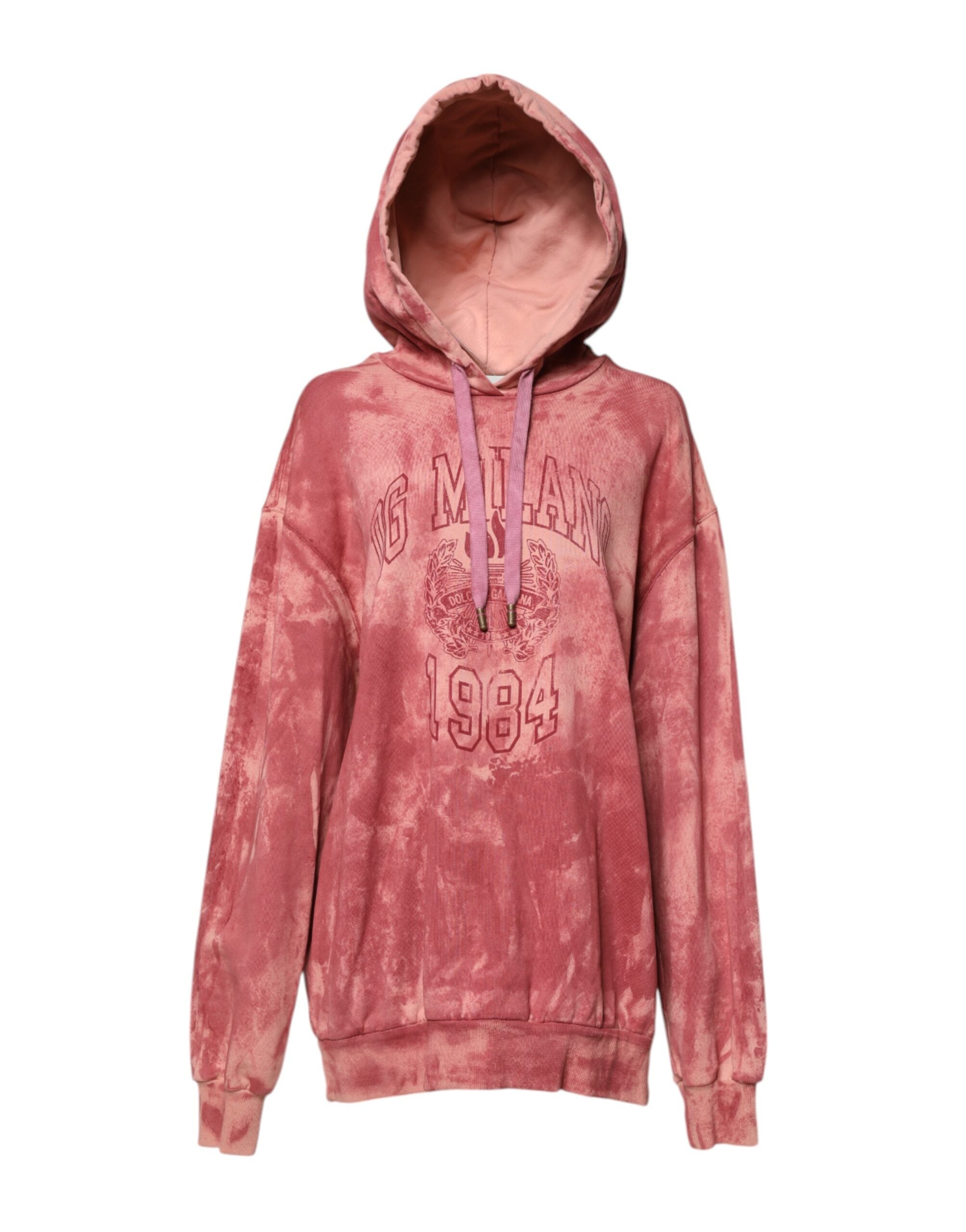 Roze DG MILANO hoodie met capuchon