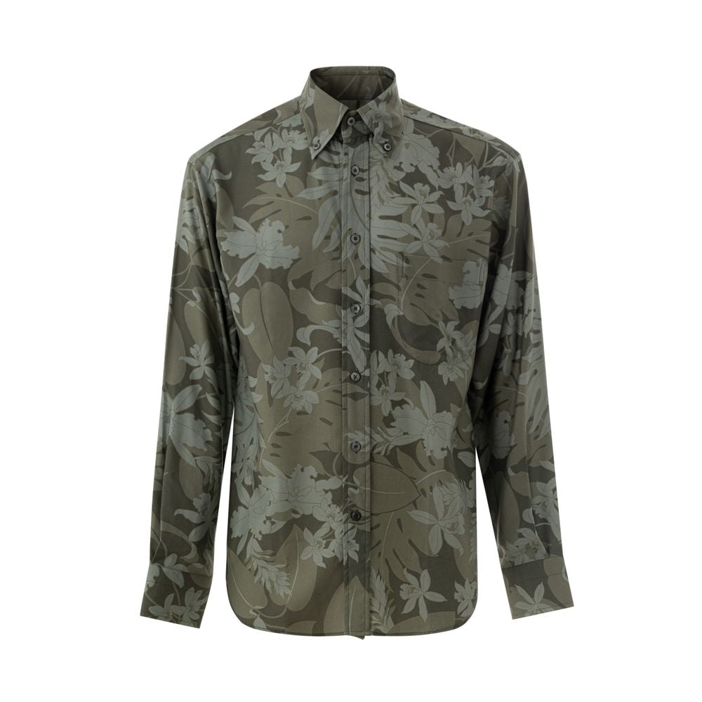 Groen Lyocell Shirt