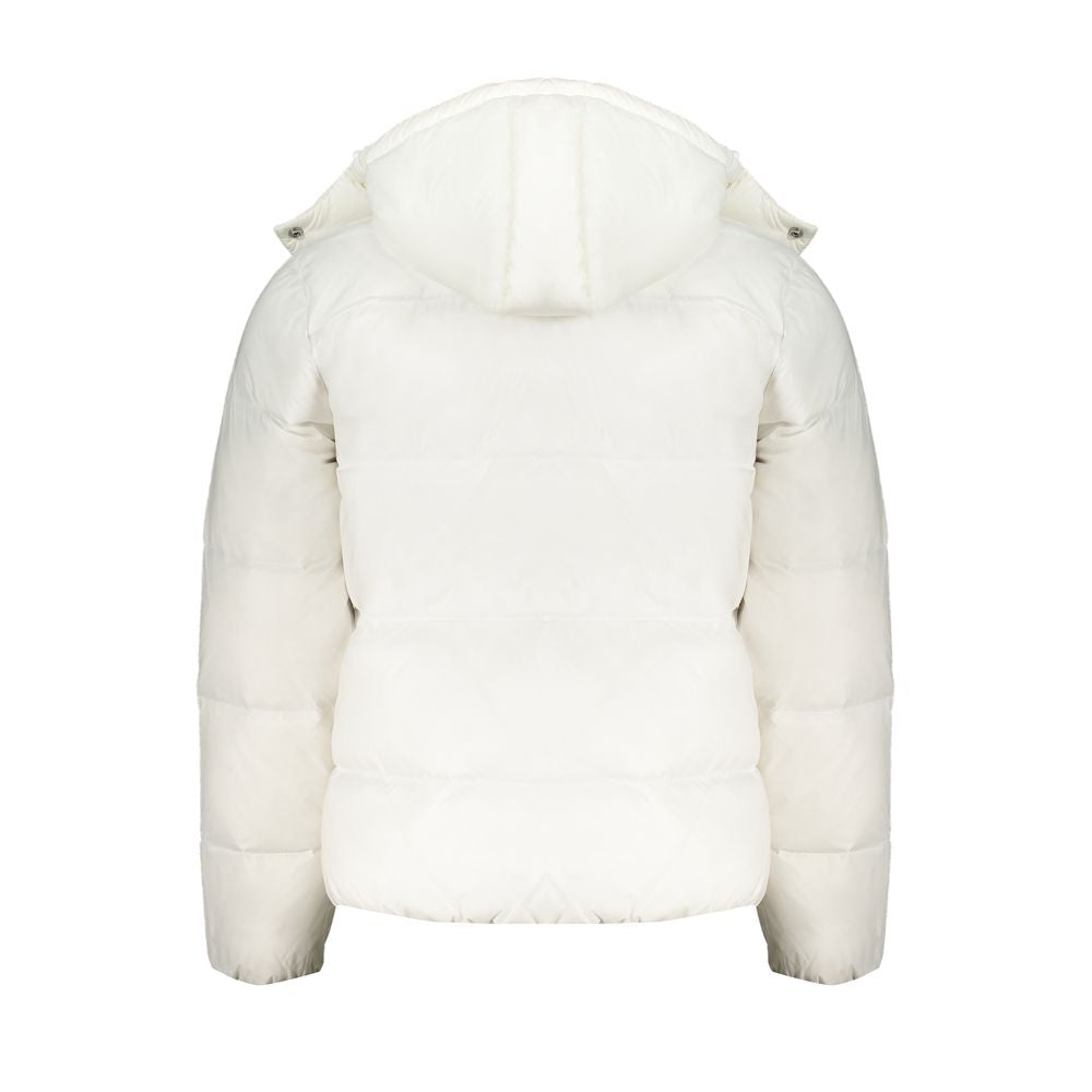 Witte polyamide herenjas