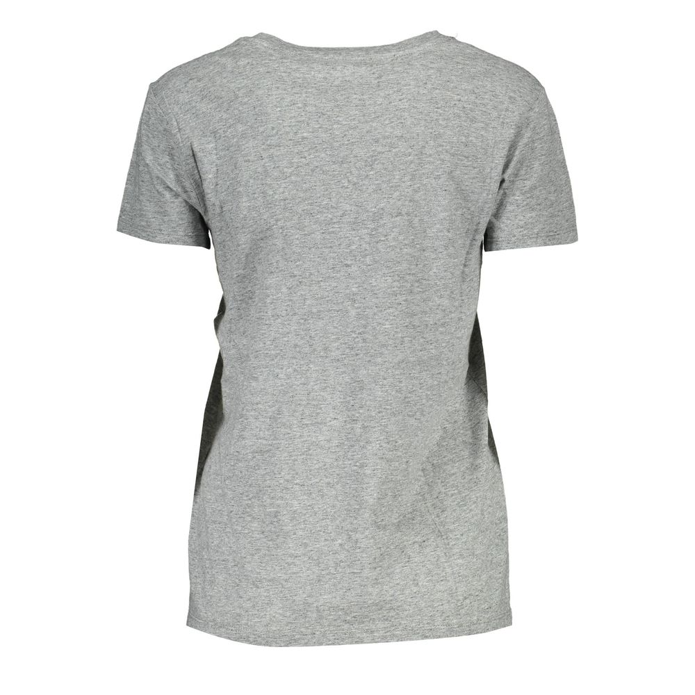 Grijs katoenen unisex T-shirt