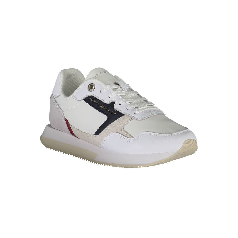Witte leren damessneaker