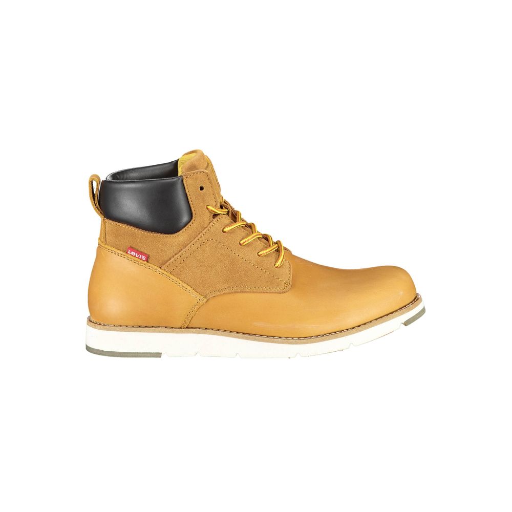 Beige leren herenlaars