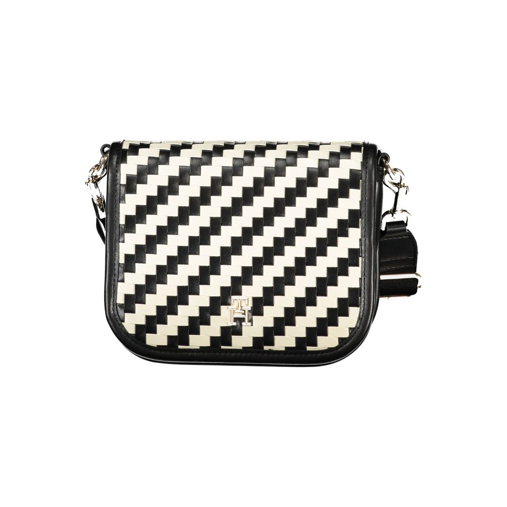 Zwarte polyester handtas