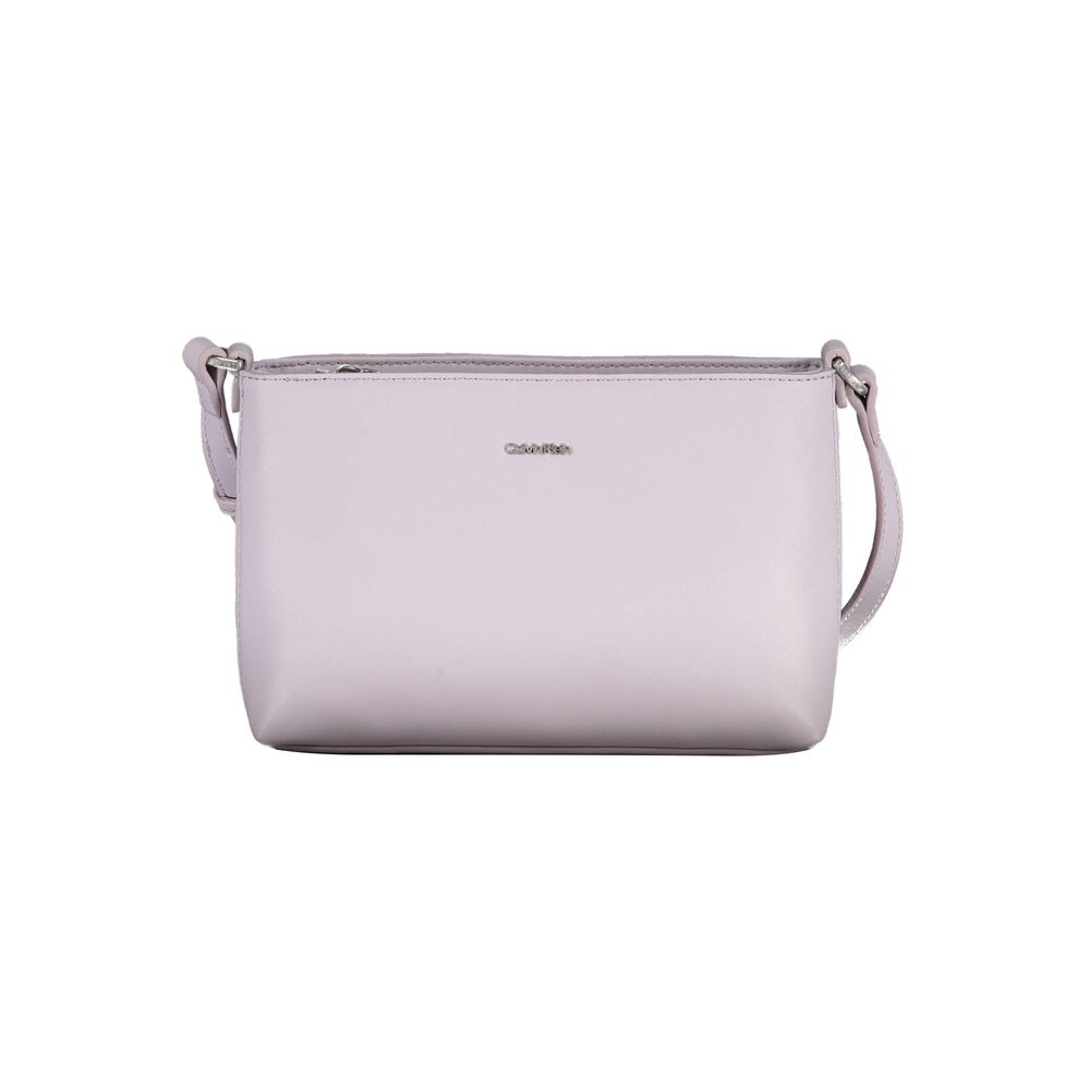 Paarse polyester handtas