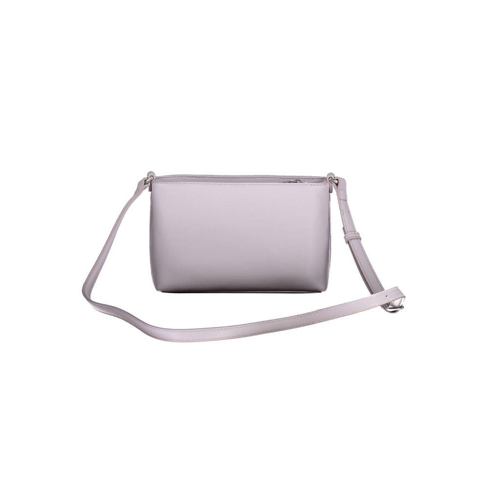 Paarse polyester handtas