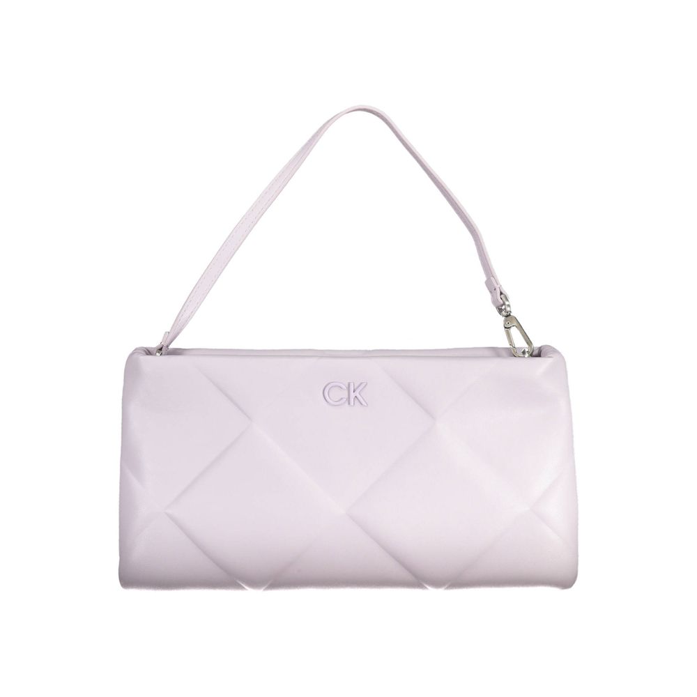 Paarse polyester handtas